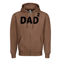 Chestnut dad squared Zipper Hoodie - artisFamous