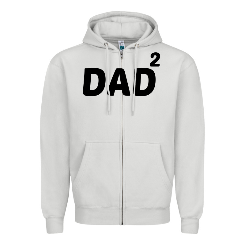 Dad Squared Zipper Hoodie by artisFamous | Teevron