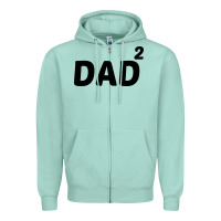 Seafoam dad squared Zipper Hoodie - artisFamous