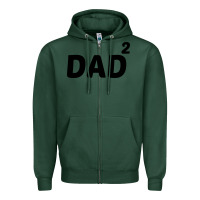 Sports Green dad squared Zipper Hoodie - artisFamous