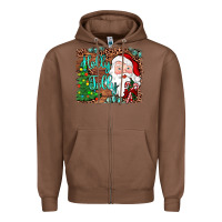 Chestnut holly jolly Zipper Hoodie - JahusDesignShop
