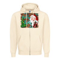 Sandshell holly jolly Zipper Hoodie - JahusDesignShop