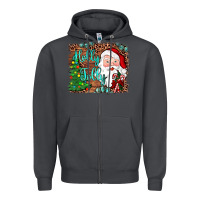Smoke holly jolly Zipper Hoodie - JahusDesignShop