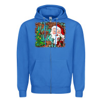 True Royal holly jolly Zipper Hoodie - JahusDesignShop