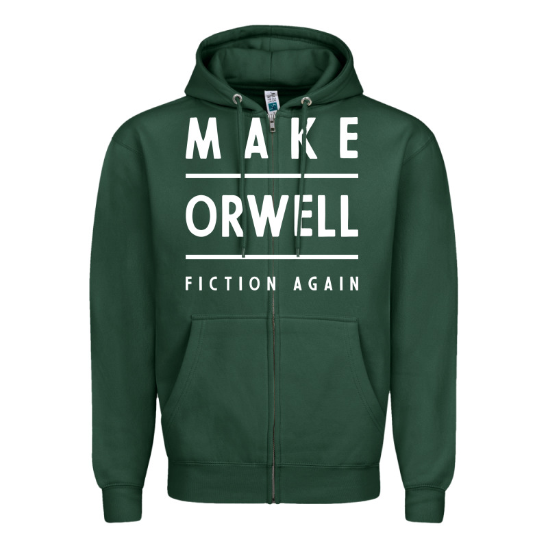 Basic Orwell 1984 - Anti Trump Gift Political Zipper Hoodie by artisFamous | Teevron