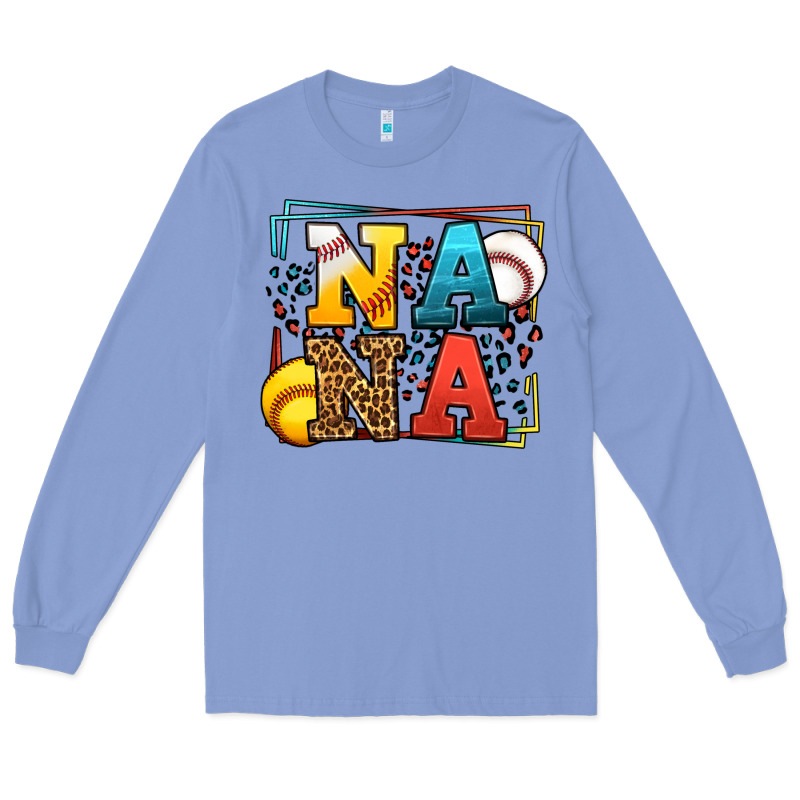 Baseball And Softball Nana Long Sleeve Tee by LillyAllenDesigns | Teevron