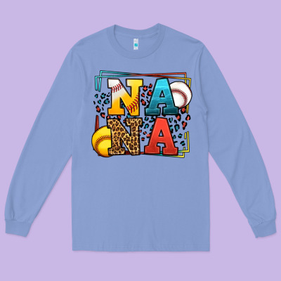 Baseball And Softball Nana Long Sleeve Tee Designed By Lillyallendesigns