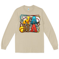 Mushroom Baseball and Softball nana Long Sleeve Tee - LillyAllenDesigns