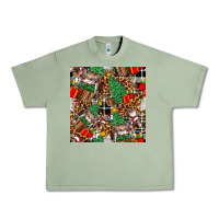 Oil Green christmas donkey Urban Heavy Tee - FaDigitalArtStudio