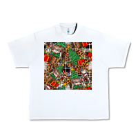 White christmas donkey Urban Heavy Tee - FaDigitalArtStudio