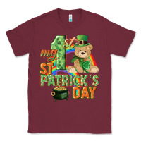 Burgundy My first St. Patrick's Day Classic Tee - CowGirlArtShop