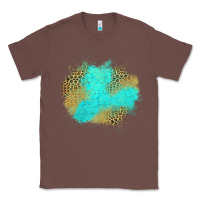 Chestnut turquoise leopard patch Classic Tee - Jasminsmagicworld