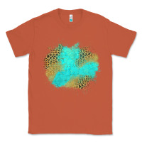 Copper turquoise leopard patch Classic Tee - Jasminsmagicworld