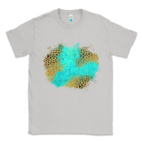 Moon Dust turquoise leopard patch Classic Tee - Jasminsmagicworld