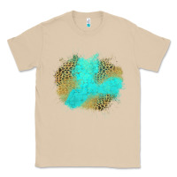 Mushroom turquoise leopard patch Classic Tee - Jasminsmagicworld