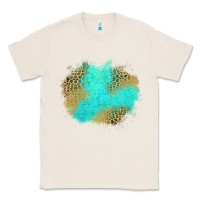 Natural turquoise leopard patch Classic Tee - Jasminsmagicworld