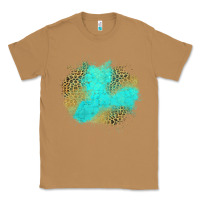 Toasted Coconut turquoise leopard patch Classic Tee - Jasminsmagicworld