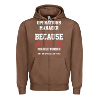 Chestnut Operations Manager - Cool Gift Job Zipper Hoodie - artisFamous