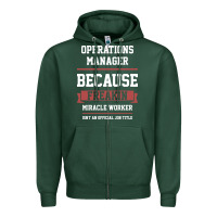 Sports Green Operations Manager - Cool Gift Job Zipper Hoodie - artisFamous