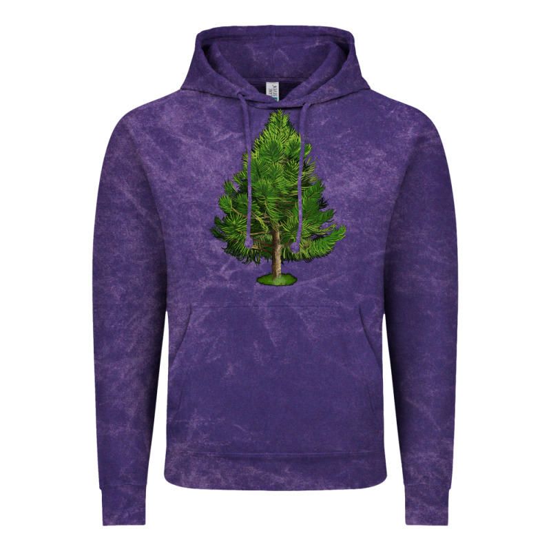 White Pine Tree Illustrations Vintage Hoodie by LillyAllenDesigns | Teevron