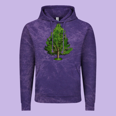 White Pine Tree Illustrations Vintage Hoodie Designed By Lillyallendesigns