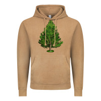 Vintage Camel White Pine Tree Illustrations Vintage Hoodie - LillyAllenDesigns