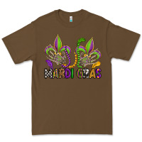 Cacao mardi gras skeleton hands  fleur de lis Premium Tee - OliviaCreatesArt