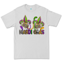Dove Grey mardi gras skeleton hands  fleur de lis Premium Tee - OliviaCreatesArt