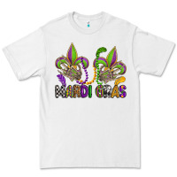 White mardi gras skeleton hands  fleur de lis Premium Tee - OliviaCreatesArt