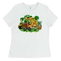 Truck Saint Patricks Day Ladies Tee | Teevron