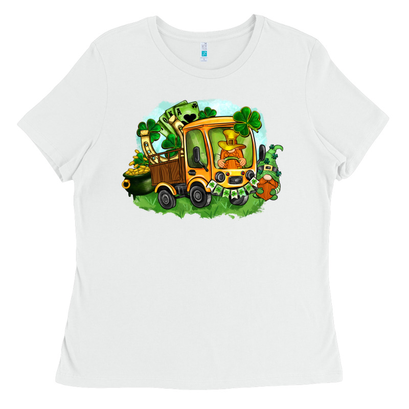 Truck Saint Patricks Day Ladies Tee by FaDigitalArtStudio | Teevron