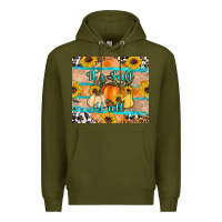 Army Green it's fall y'all Premium Hoodie - Artiststas