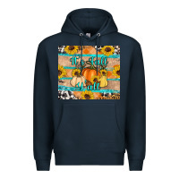 Navy it's fall y'all Premium Hoodie - Artiststas
