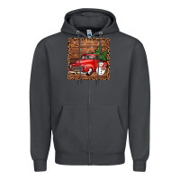 Smoke christmas truck coaster Zipper Hoodie - JahusDesignShop