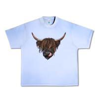 Grape Ice Black highland cow Urban Heavy Tee - RanaPortraitStore