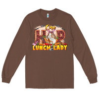 Chestnut One hip lunch lady Easter Day Long Sleeve Tee - LillyAllenDesigns