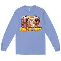 Colony Blue One hip lunch lady Easter Day Long Sleeve Tee - LillyAllenDesigns
