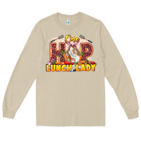 Mushroom One hip lunch lady Easter Day Long Sleeve Tee - LillyAllenDesigns