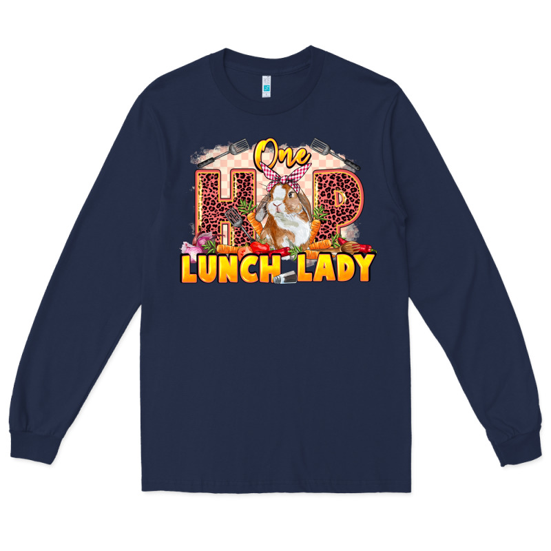 One Hip Lunch Lady Easter Day Long Sleeve Tee by LillyAllenDesigns | Teevron