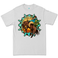 Dove Grey gemstone cowboy Premium Tee - OliviaCreatesArt