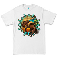 White gemstone cowboy Premium Tee - OliviaCreatesArt