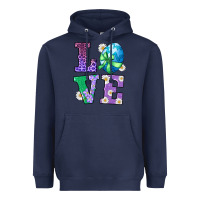 Navy easter love egg Heavyweight Hoodie - RanaPortraitStore