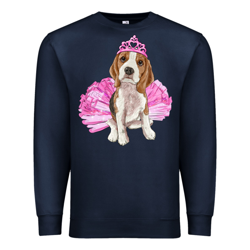 Balerina Beagle With Tutu Premium Sweatshirt by RanaPortraitStore | Teevron