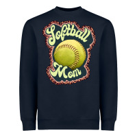 Navy softball mom Heavyweight Sweatshirt - JahusDesignShop