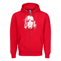 Red friends horror face mashup horror movies halloween Zipper Hoodie - artisFamous