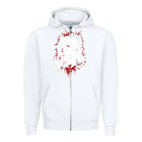White friends horror face mashup horror movies halloween Zipper Hoodie - artisFamous