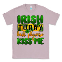 Lilac Irish today but please kiss me Classic Tee - CowGirlArtShop