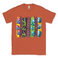 Copper easter eggs and leopard brushstrokes Classic Tee - Artiststas