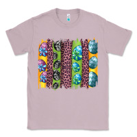 Lilac easter eggs and leopard brushstrokes Classic Tee - Artiststas