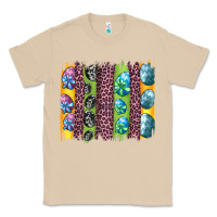 Mushroom easter eggs and leopard brushstrokes Classic Tee - Artiststas